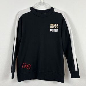 Puma x Hello Kitty Crewneck Oversized Sweatshirt Sweater Womens Small Streetwear